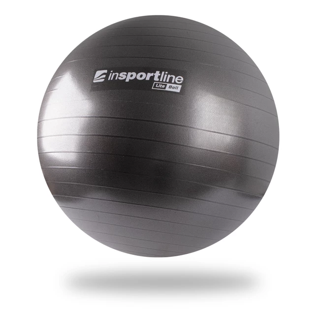 Gymnastická lopta inSPORTline Lite Ball 65 cm - modrá - čierna
