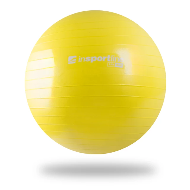 Gymnastická lopta inSPORTline Lite Ball 45 cm - žltá - žltá