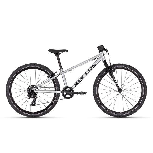 Juniorsky bicykel KELLYS NAGA AIR 50 24" - model 2025 - Silver - Silver