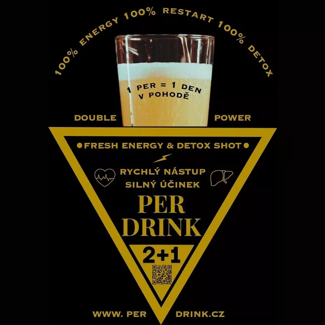 Šumivý nápoj Per Drink 3x4g s vitamínmi a rastlinnými extraktmi