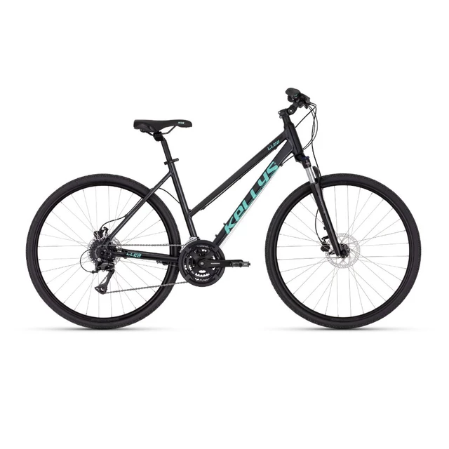 Dámsky crossový bicykel KELLYS CLEA 90 28" 9.0 - Graphite Grey - Graphite Grey