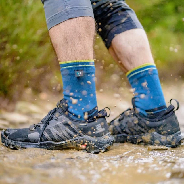 Nepremokavé ponožky DexShell Running Lite 2.0 - Mallard Blue