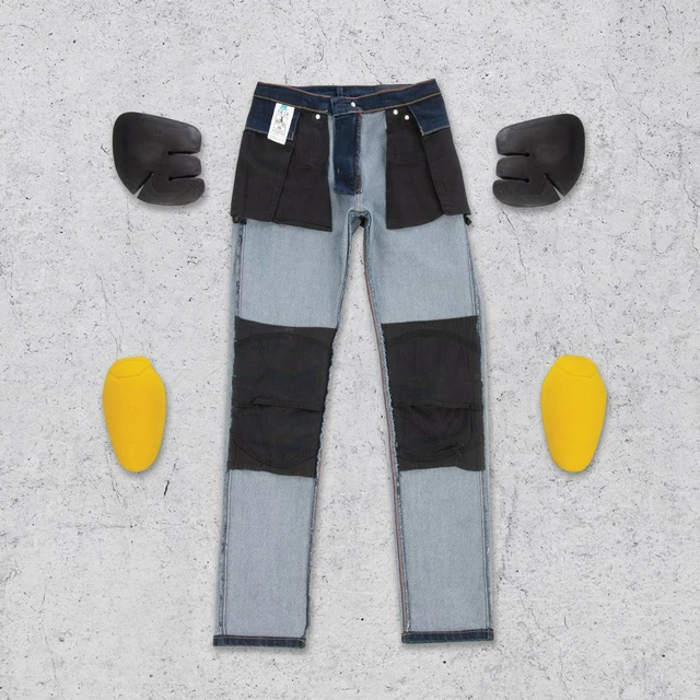 Pánske moto nohavice Oxford Original Approved Jeans Ce voľný strih indigo