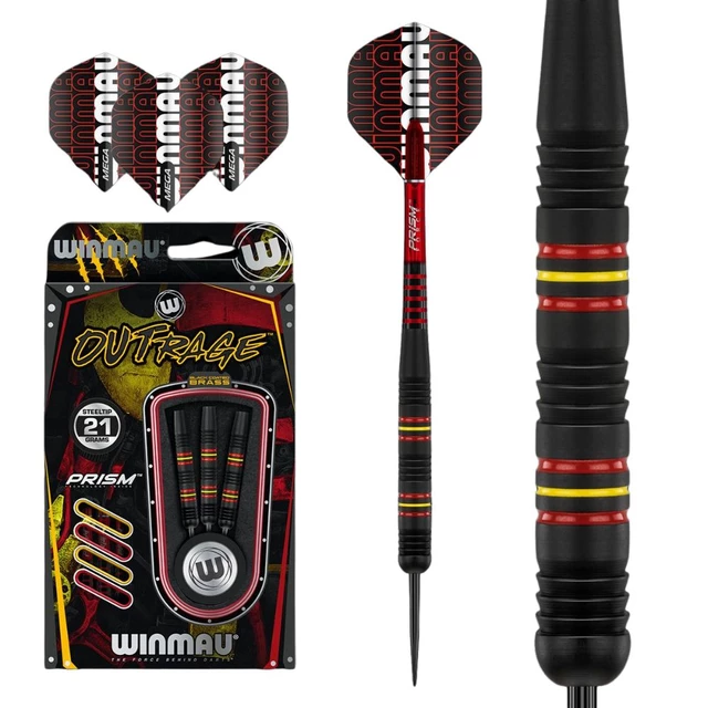 Šípky Winmau Outrage Brass 3ks