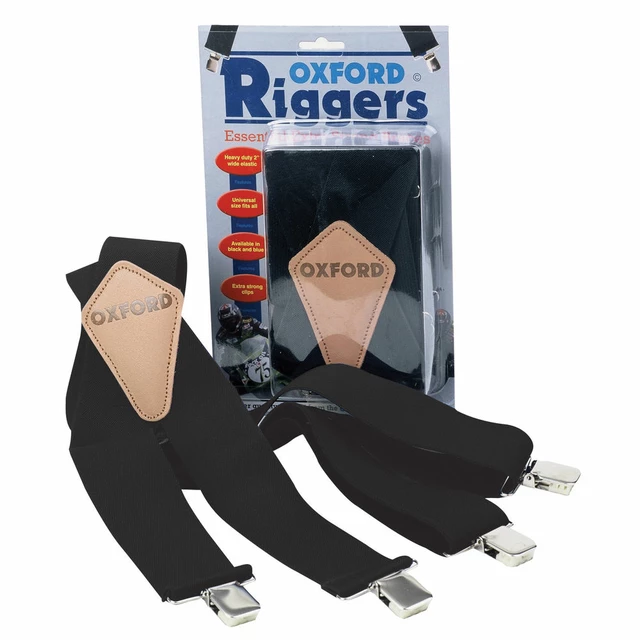 Traky Oxford Riggers - Cruiser, čierne s oranžovými pruhmi