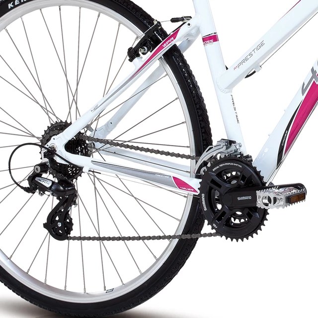 Dámsky crossový bicykel 4EVER Prestige 2013 - červená