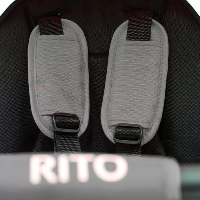 Detská trojkolka s vodiacou tyčou QPlay Rito+ - Turquoise