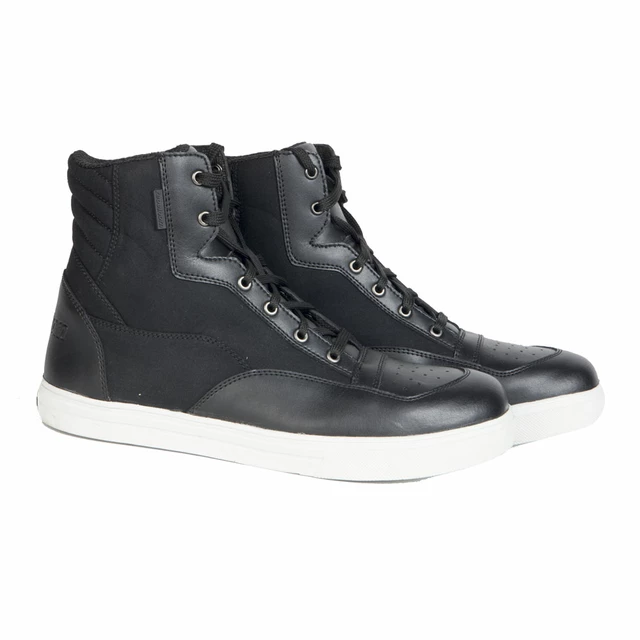 Moto topánky Rebelhorn Traffic Leather - čierna - čierna