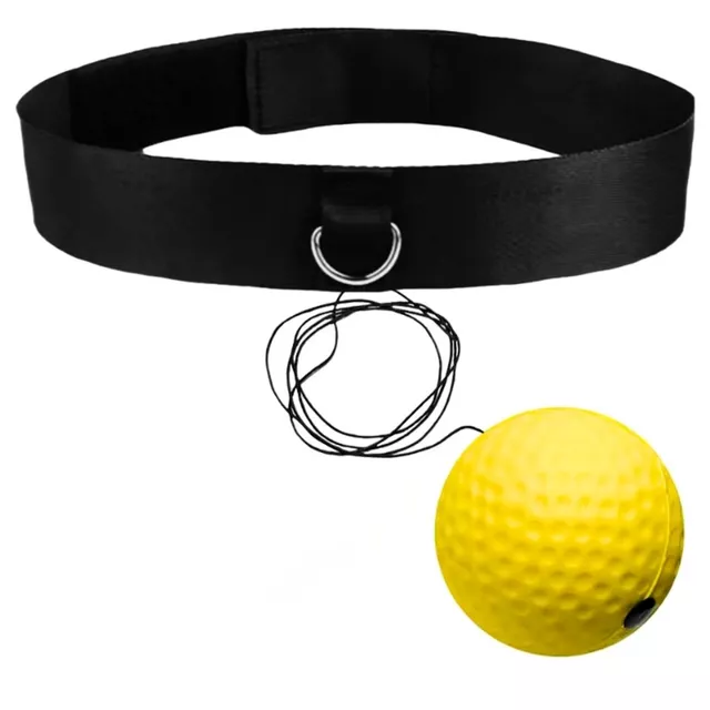 Reflexná boxovacia loptička na hlavu inSPORTline Respell Light 18g s čelenkou