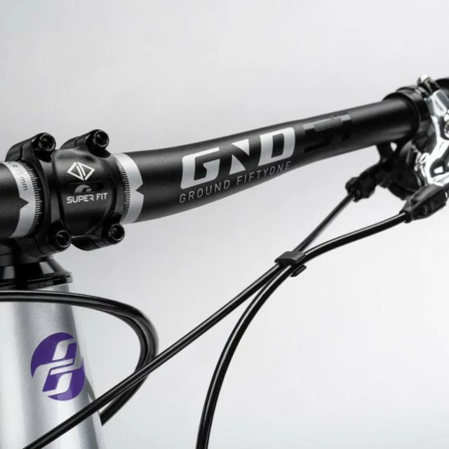 Celoodpružený bicykel Ghost Riot AM Full Party 29" Silver/Electric Purple