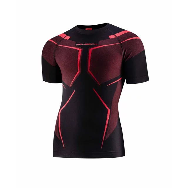 Pánske funkčné tričko Brubeck Dry s krátkym rukávom SS1466M - BLACK / GRAPHITE