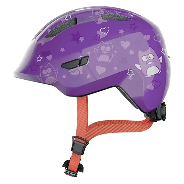 Detská cyklo prilba Abus Smiley 3.0 - Purple Star - Purple Star