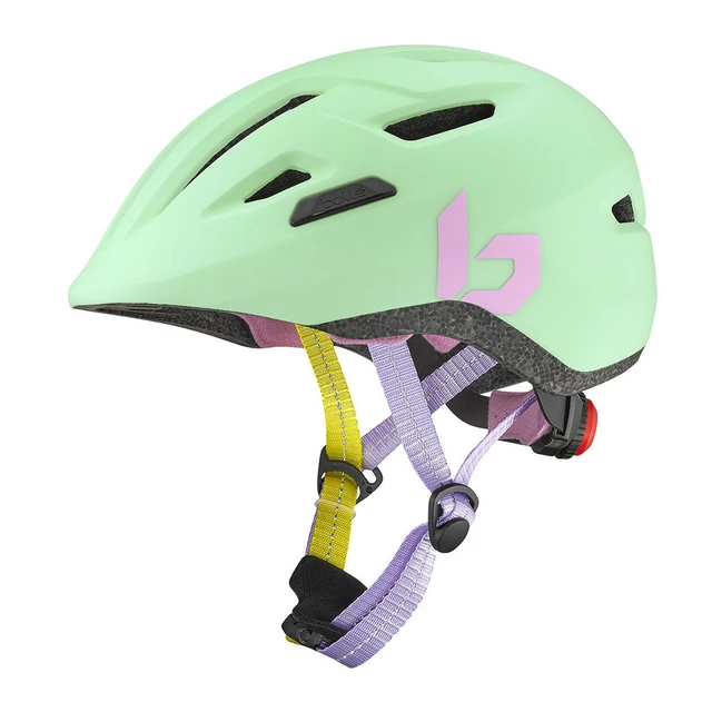Detská cyklo prilba Bollé Stance Junior - Matte Purple Flower