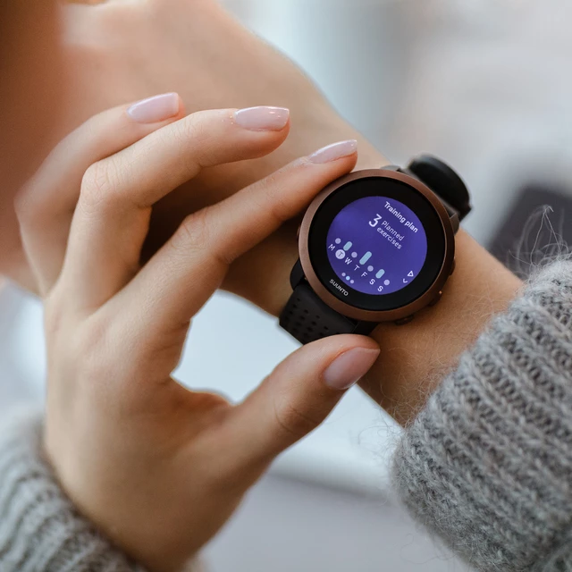 Športové hodinky Suunto 3 - Granite Red