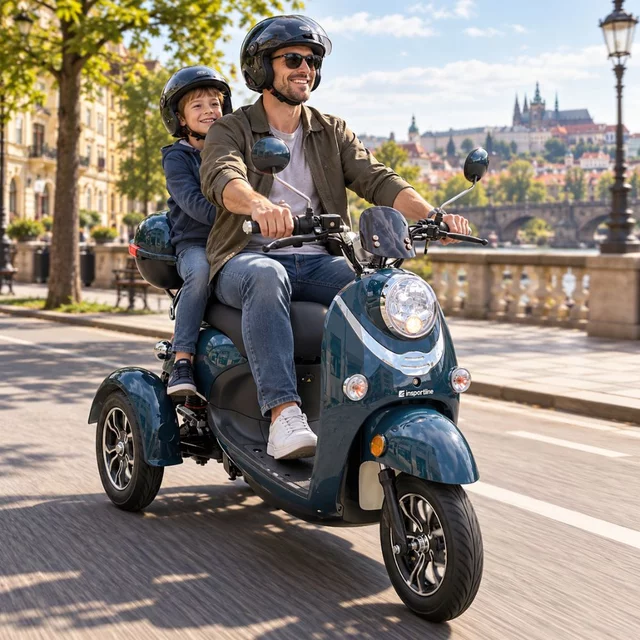 Elektrický trojkolesový vozík inSPORTline Tarra • 25km/h • až 45km dojazd