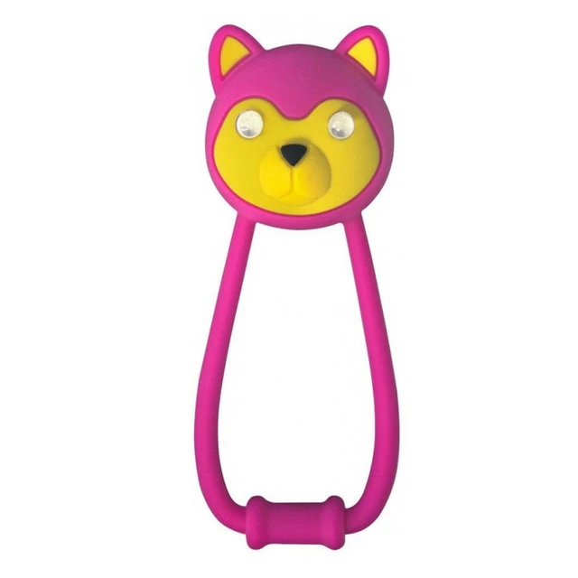Predné osvetlenie na bicykel Kellys Teddy - Orange - Magenta
