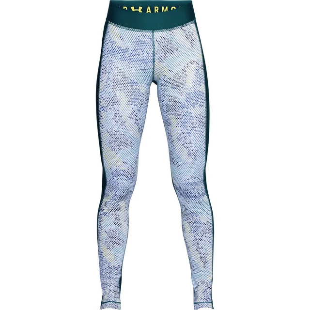 Dámske kompresné legíny Under Armour HG Armour Printed Legging - Tourmaline Teal
