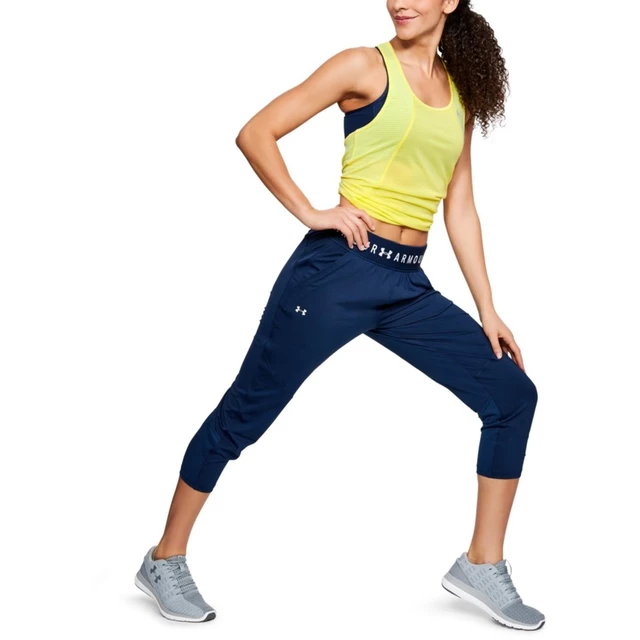 Dámske tielko Under Armour Threadborne Fashion Tank - Tokyo Lemon Full Heather