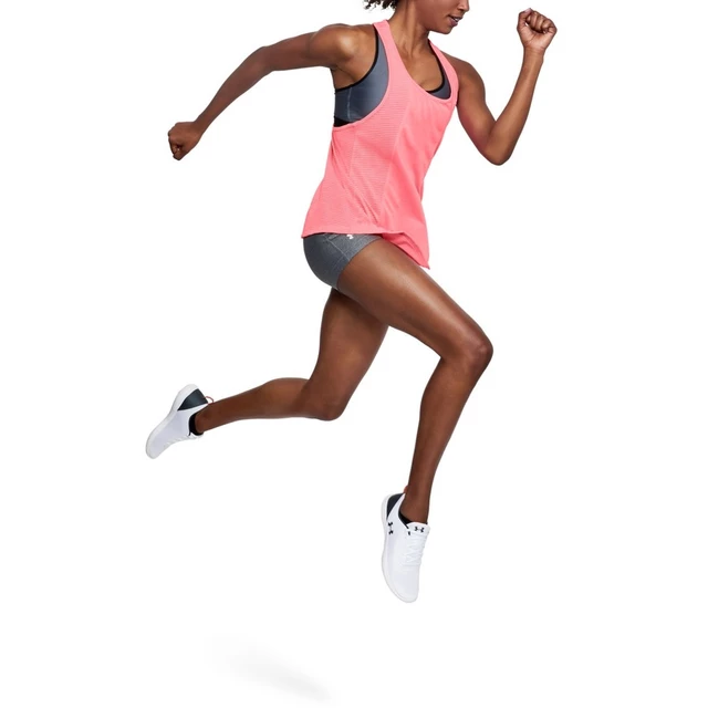Dámske tielko Under Armour Threadborne Fashion Tank - Tokyo Lemon Full Heather