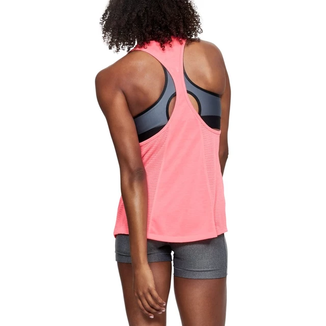 Dámske tielko Under Armour Threadborne Fashion Tank - Tokyo Lemon Full Heather