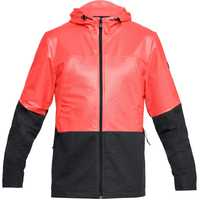 Pánska mikina Under Armour Swacket - BLACK FULL HEATHER / BLACK