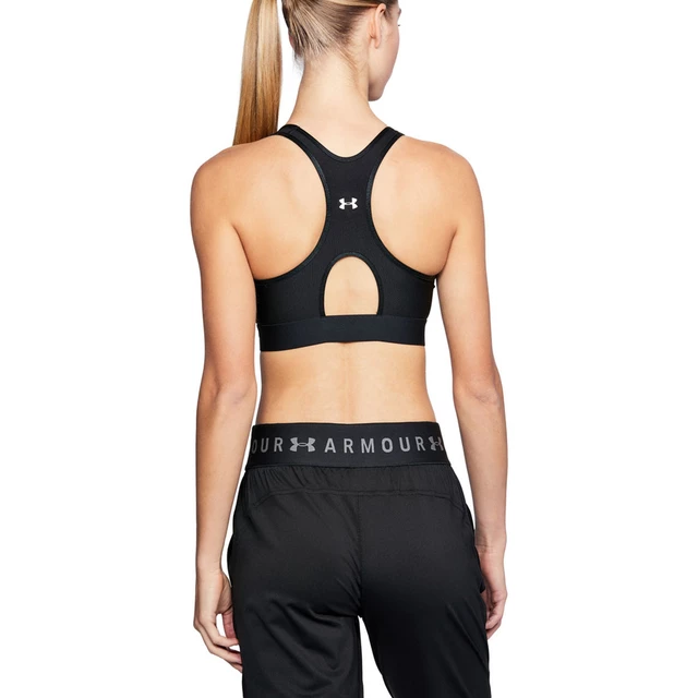 Dámska športová podprsenka Under Armour Mid Keyhole - Halo Gray