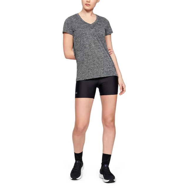 Dámske funkčné tričko Under Armour Tech SSV Twist - Black