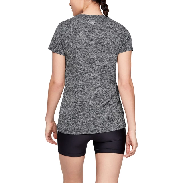 Dámske funkčné tričko Under Armour Tech SSV Twist - Black