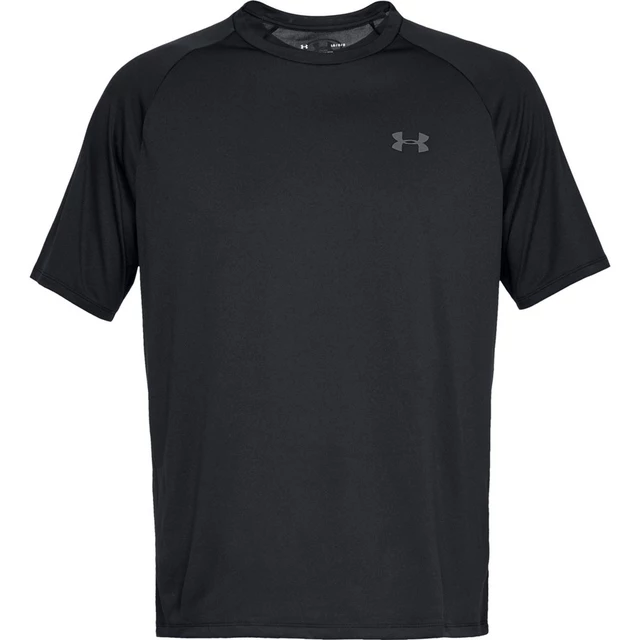 Pánske tričko Under Armour Tech SS Tee 2.0 - Steel Light Heather/Black