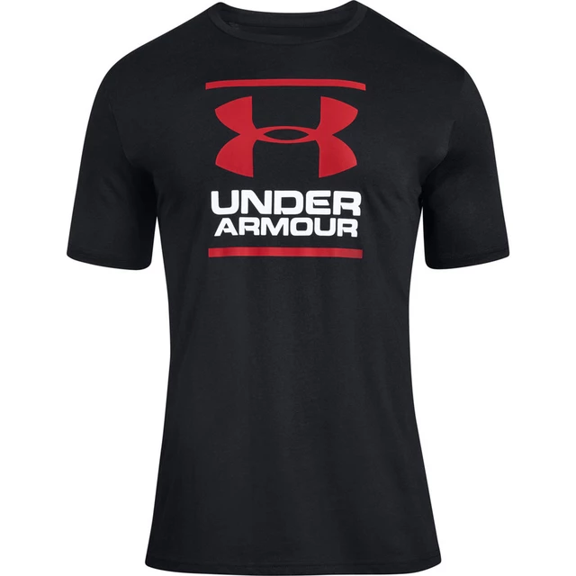 Pánske tričko Under Armour GL Foundation SS T - Charcoal Medium Heather/Graphite/Black