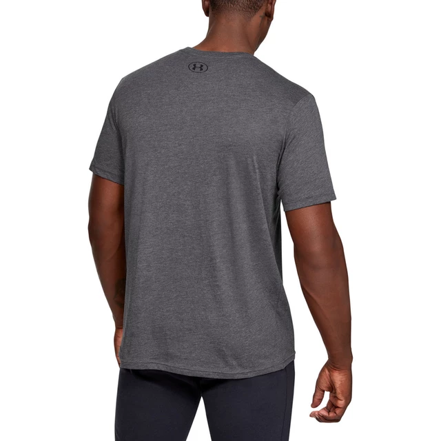 Pánske tričko Under Armour GL Foundation SS T - Charcoal Medium Heather/Graphite/Black