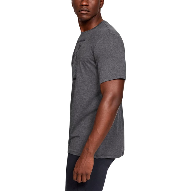Pánske tričko Under Armour GL Foundation SS T - Charcoal Medium Heather/Graphite/Black