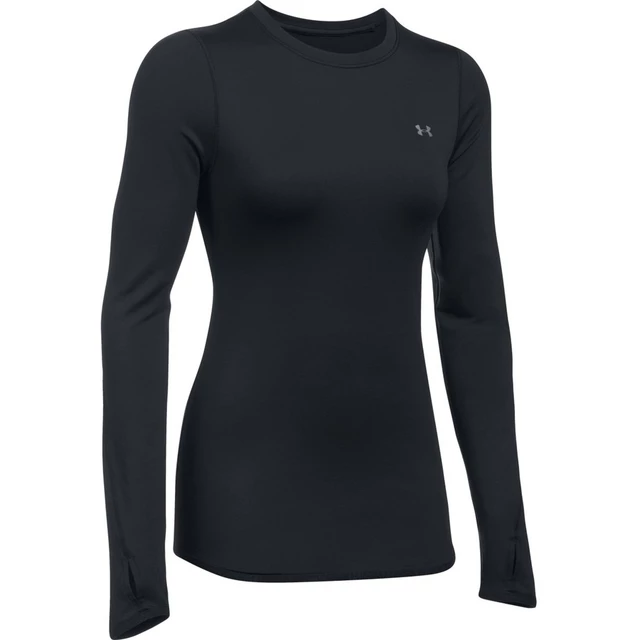 Dámske tričko Under Armour CG Armour Crew - Black /  / Metallic Silver