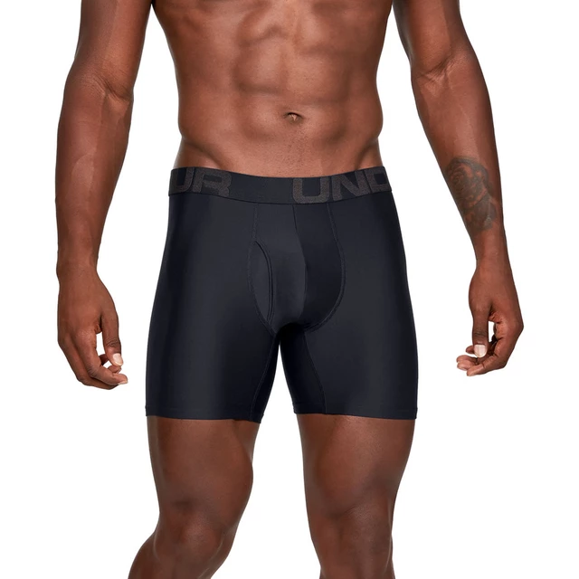Pánske boxerky Under Armour Tech 6in 2 Pack - Mod Gray Light Heather