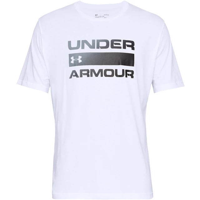 Pánske tričko Under Armour Team Issue Wordmark SS - White - White