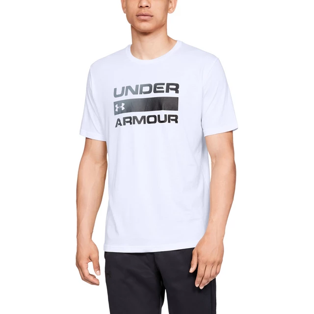 Pánske tričko Under Armour Team Issue Wordmark SS - White