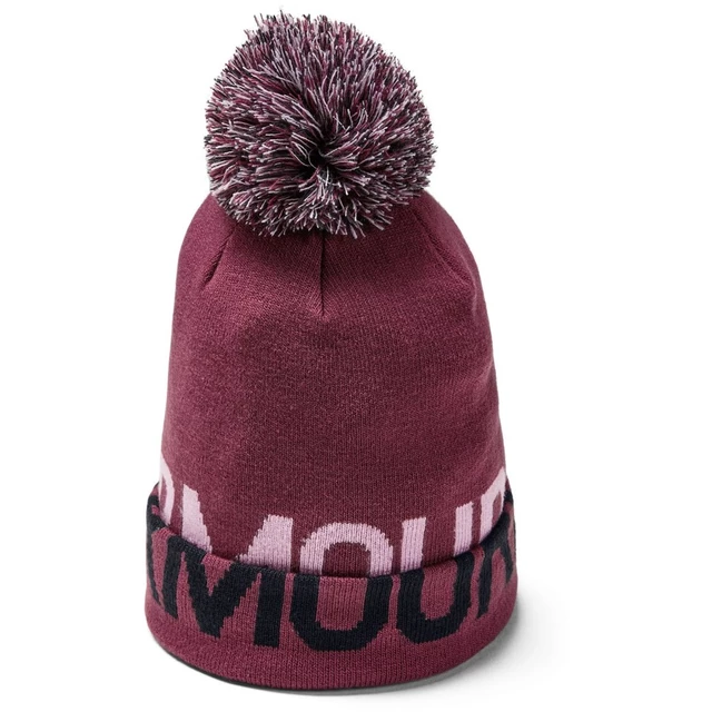 Dámska čiapka Under Armour Graphic Pom Beanie - Level Purple
