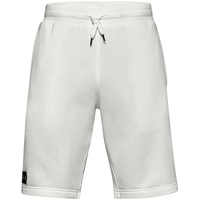 Pánske kraťasy Under Armour Rival Fleece Short - Onyx White - Onyx White