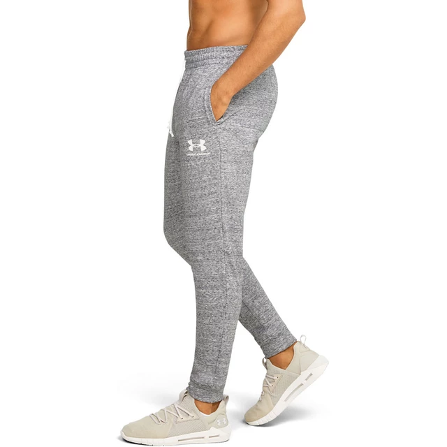 Pánske tepláky Under Armour Sportstyle Terry Jogger - Onyx White