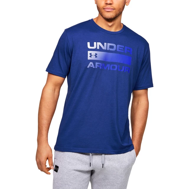 Pánske tričko Under Armour Team Issue Wordmark SS - White