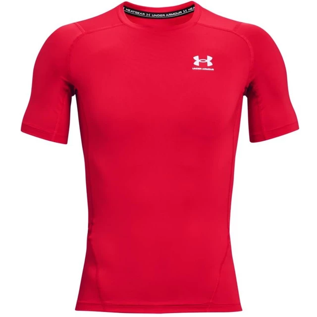 Pánske kompresné tričko Under Armour HG Armour Comp SS - Red - Red