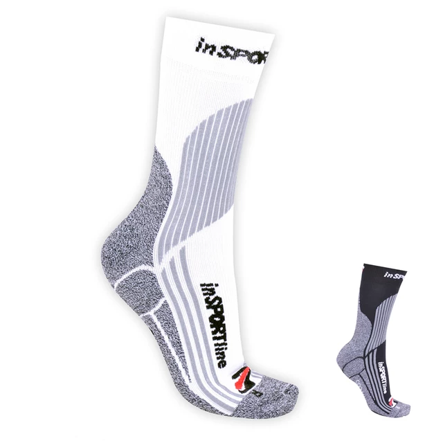 Multifunkčné ponožky inSPORTline COOLMAX & ionty striebra - antibakteriálny