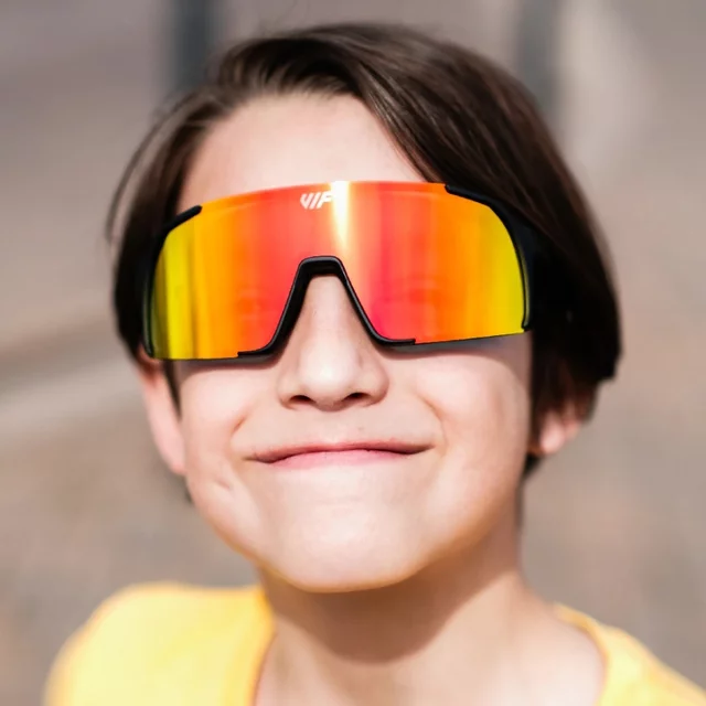 Polarizačné slnečné okuliare VIF One Kids Black x Red