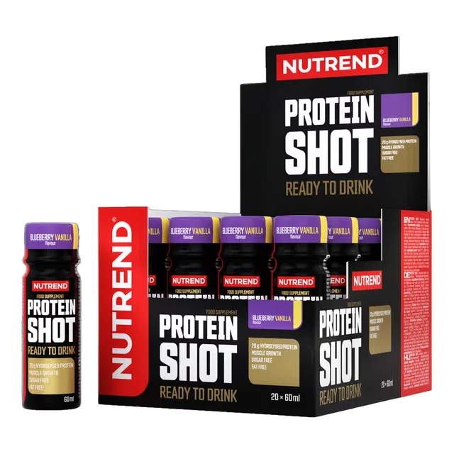 Hydrolyzovaný proteín v shote Nutrend Protein Shot 20x60ml