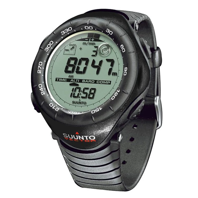 Outdoorový computer Suunto Vector - čierno-biela
