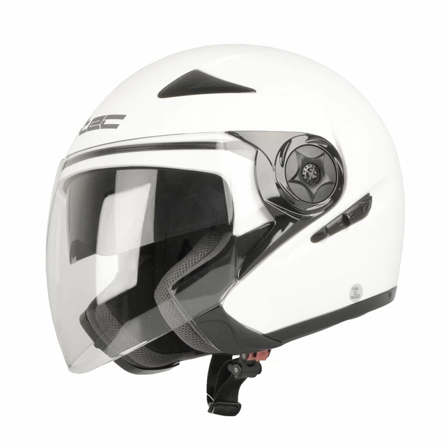 Moto prilba W-TEC Neikko - Matt Black - White Shine