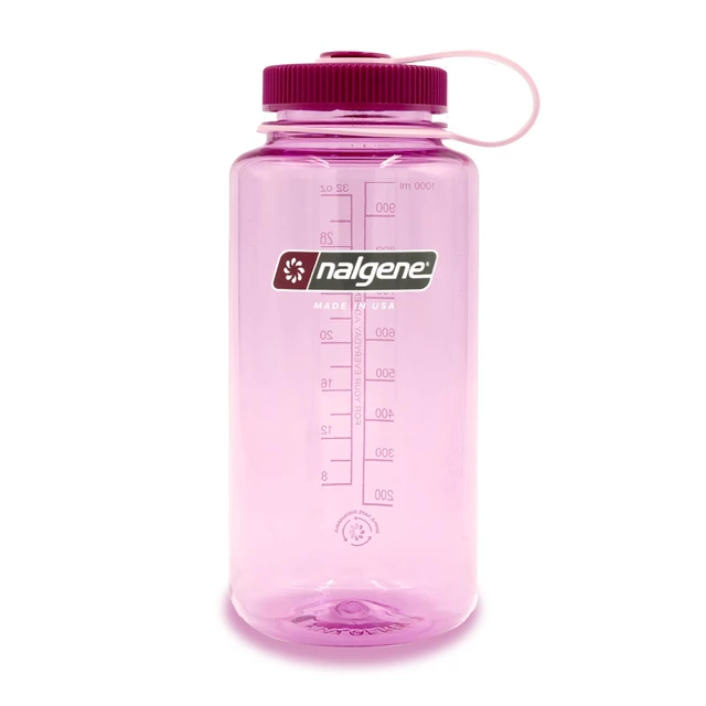 Outdoorová fľaša NALGENE Wide Mouth Sustain 1l - Trout Green 32 NM - Cosmo 32 WM