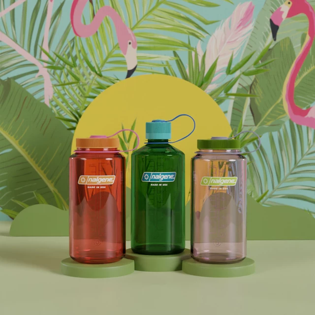Outdoorová fľaša NALGENE Wide Mouth Sustain 1l - Trout Green 32 NM