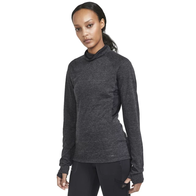 Dámske merino tričko CRAFT ADV SubZ Wool LS 2 W - oranžová
