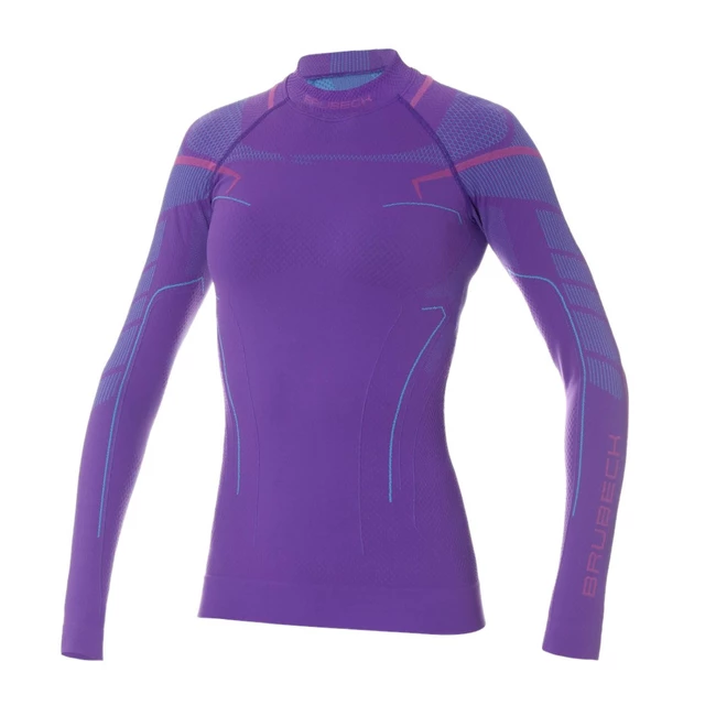 Dámske tričko Brubeck Thermo s dlhým rukávom - Lavender